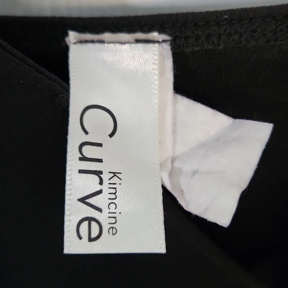 Kimcine Curve Asymmetrical Black Mini Dress - Picture 11 of 12